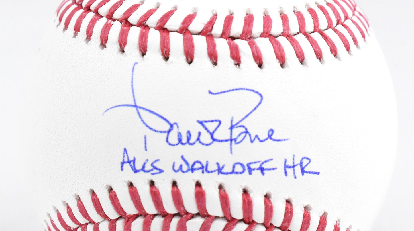 Aaron Boone Signed Rawlings Official Major League Baseball - ALCS HR Inscribed