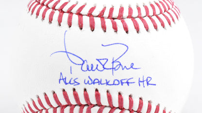 Aaron Boone Signed Rawlings Official Major League Baseball - ALCS HR Inscribed