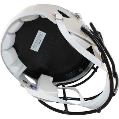 Travis Hunter Autographed Jacksonville Jaguars Full Size Retro Helmet