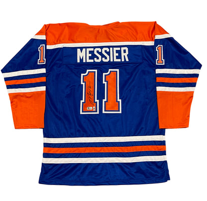 Mark Messier Signed Edmonton Oilers Custom Jersey