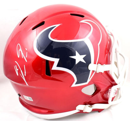 Dameon Pierce Signed Houston Texans Full Size Flash Speed Helmet