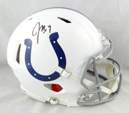 Jacoby Brissett Signed Indianapolis Colts Full Size Speed Authentic Helmet