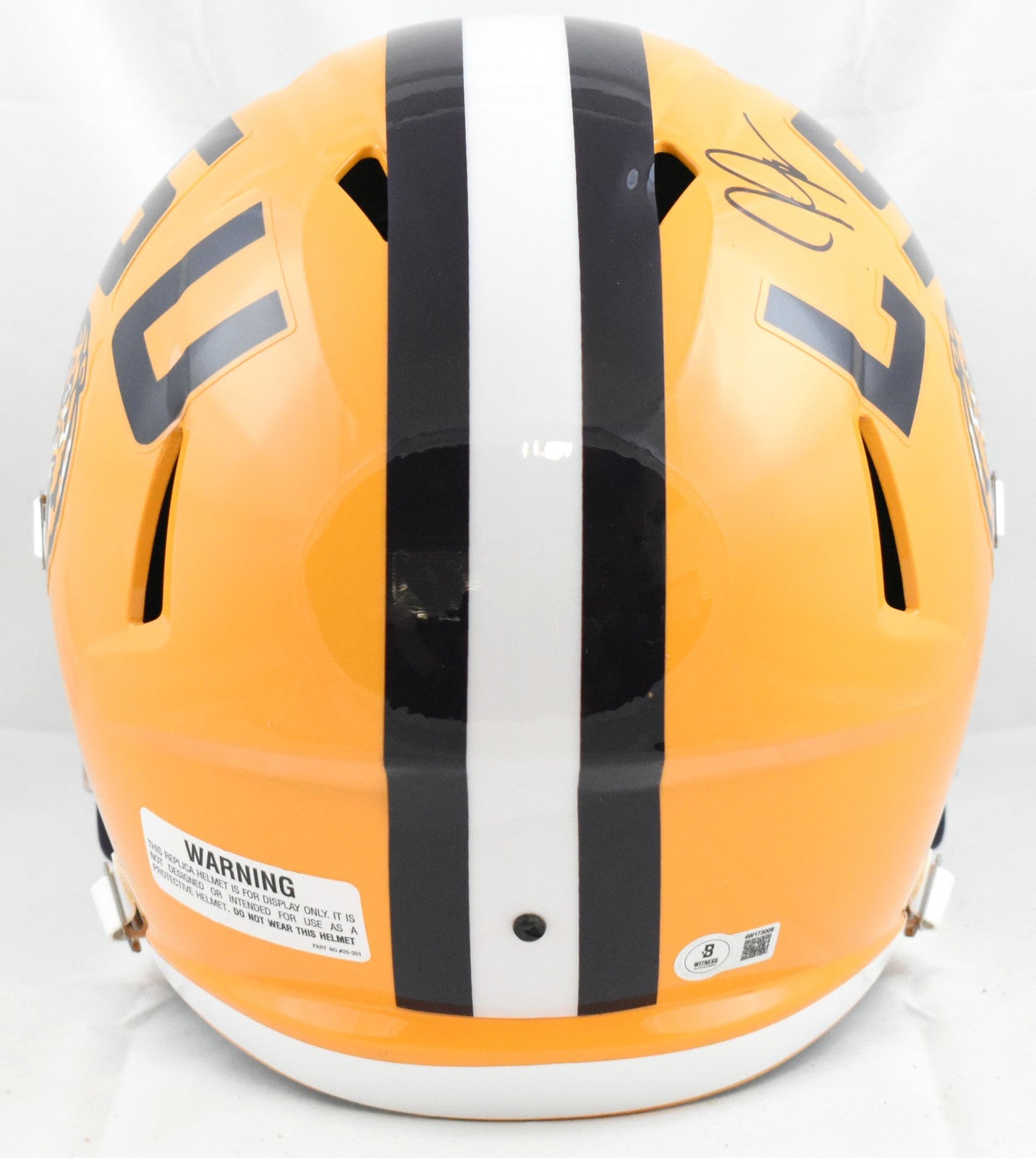 Justin Jefferson Autographed LSU Tigers Full Size Speed Helmet