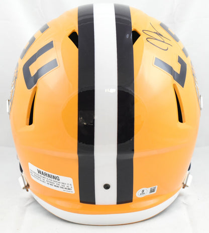 Justin Jefferson Autographed LSU Tigers Full Size Speed Helmet