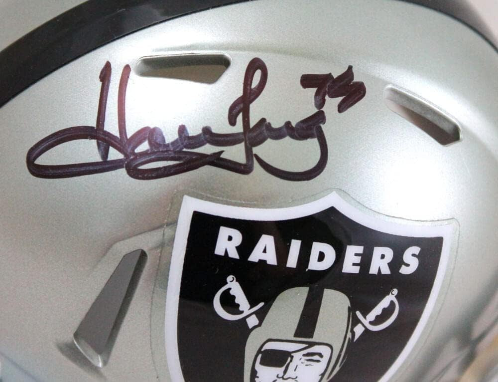 Howie Long Signed Oakland Raiders Flash Speed Mini Helmet