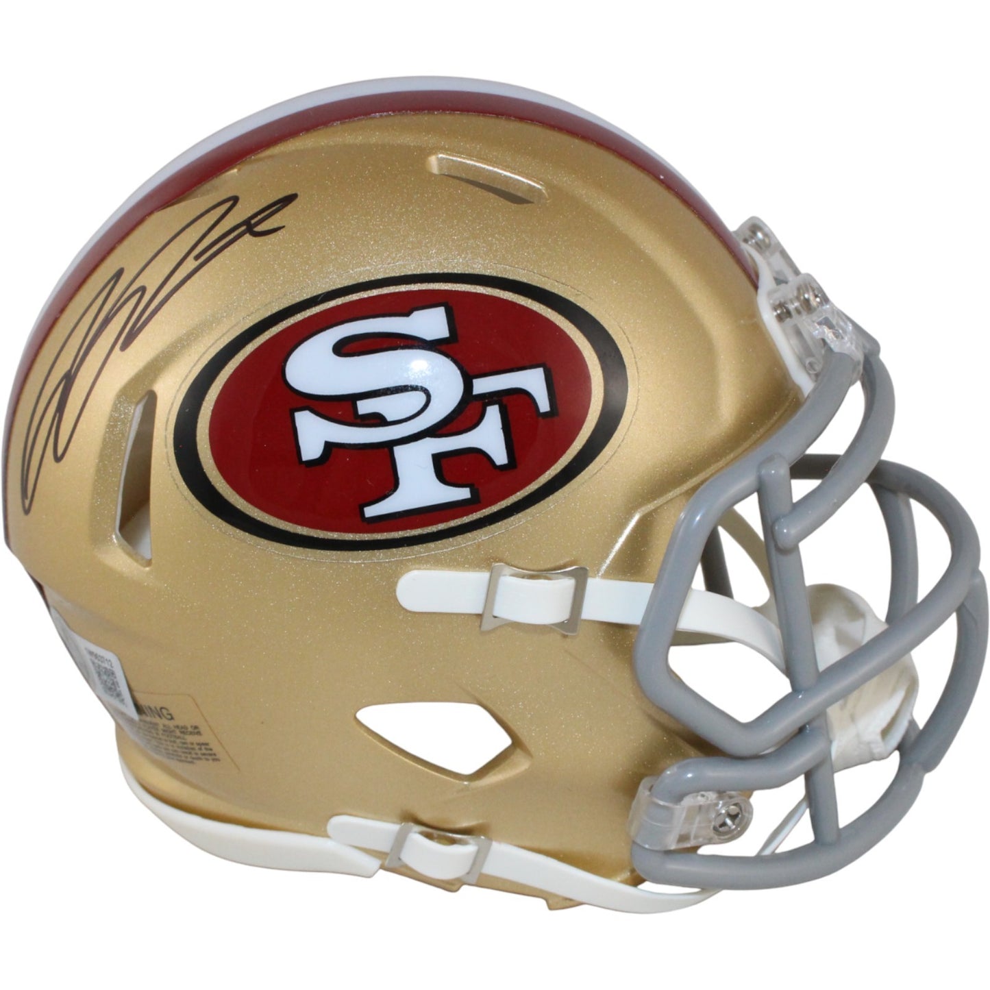 Ricky Pearsall San Francisco 49ers Autographed Mini Helmet