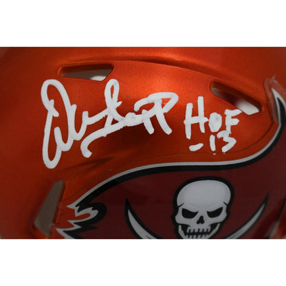 Warren Sapp Tampa Bay Buccaneers Autographed Flash Mini Helmet (HOF)