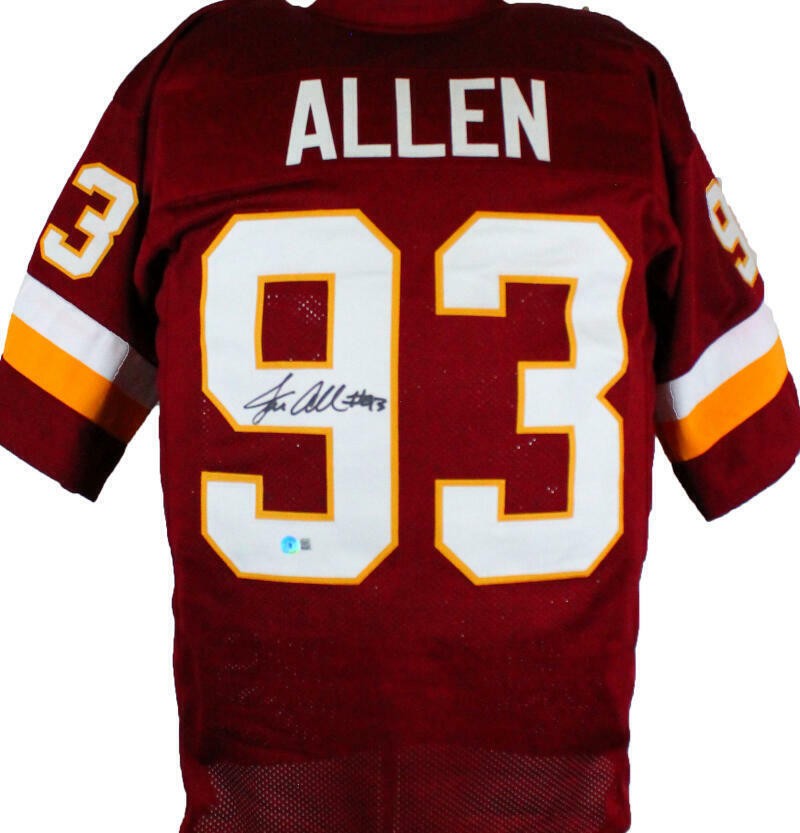 Jonathan Allen Autographed Washington Maroon Custom Jersey