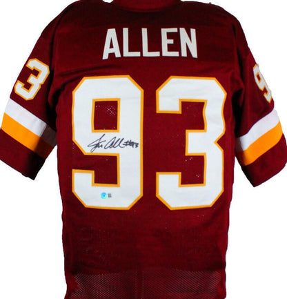 Jonathan Allen Autographed Washington Maroon Custom Jersey