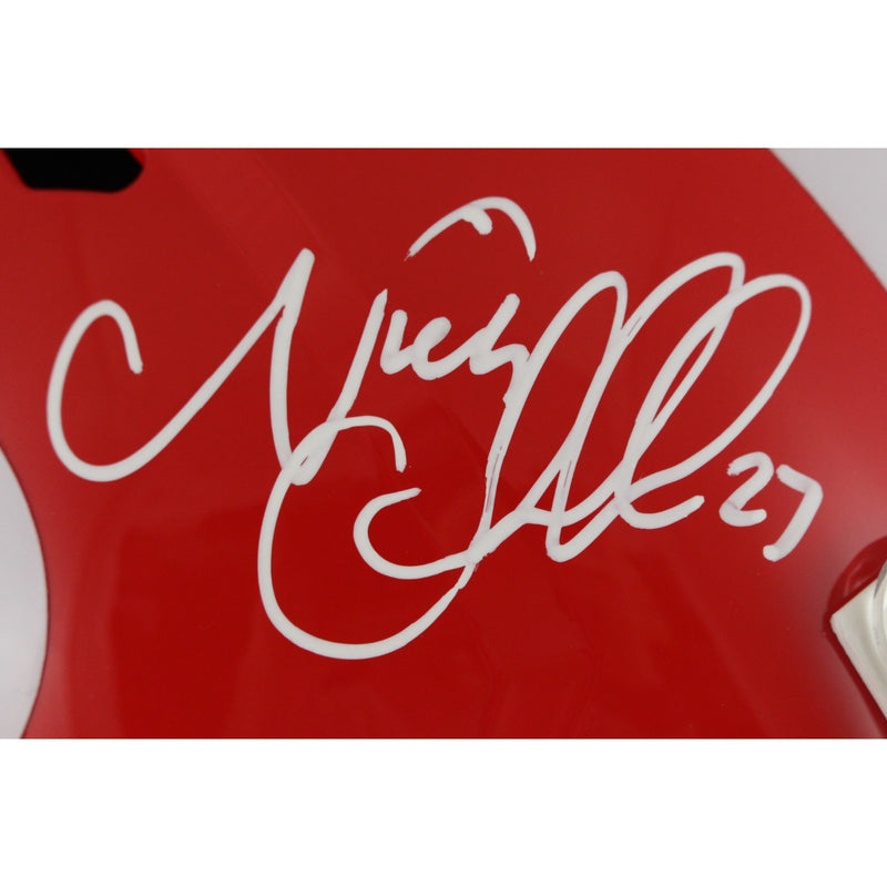 Nick Chubb Signed Georgia Bulldogs Full Size Replica Speed Helmet
