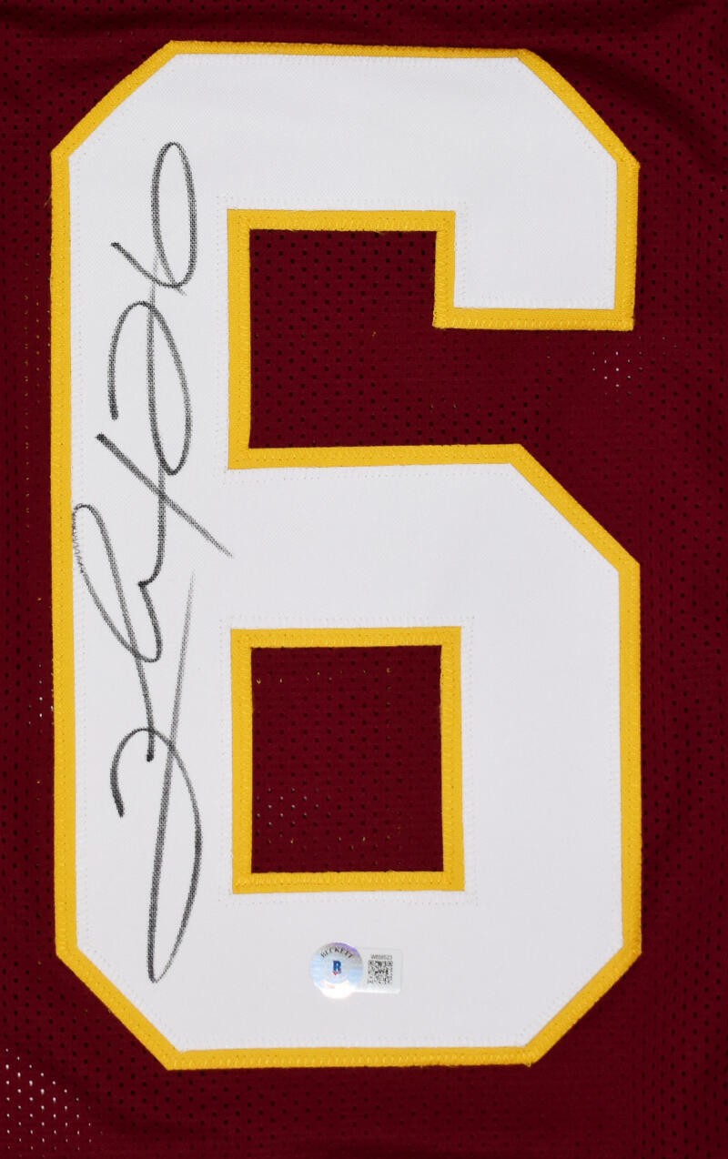 Clinton Portis Autographed Maroon Custom Jersey