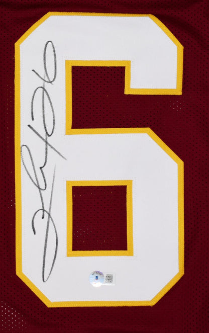 Clinton Portis Autographed Maroon Custom Jersey