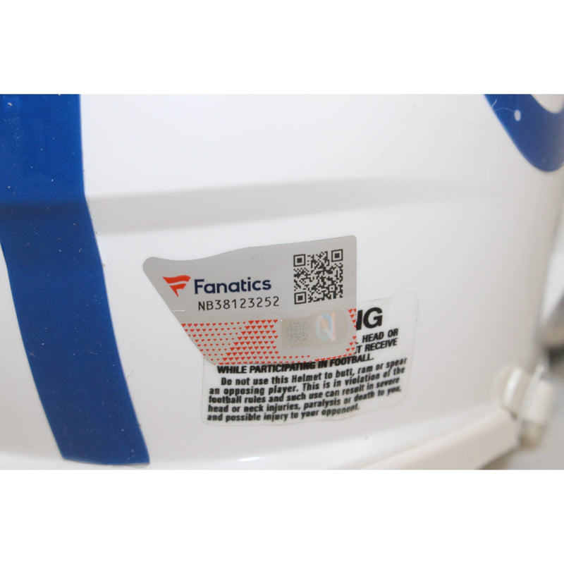 Adonai Mitchell Autographed Indianapolis Colts Mini Helmet