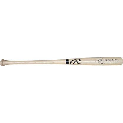 Todd Helton Autographed Colorado Rockies Blonde Baseball Bat (HOF Inscription)