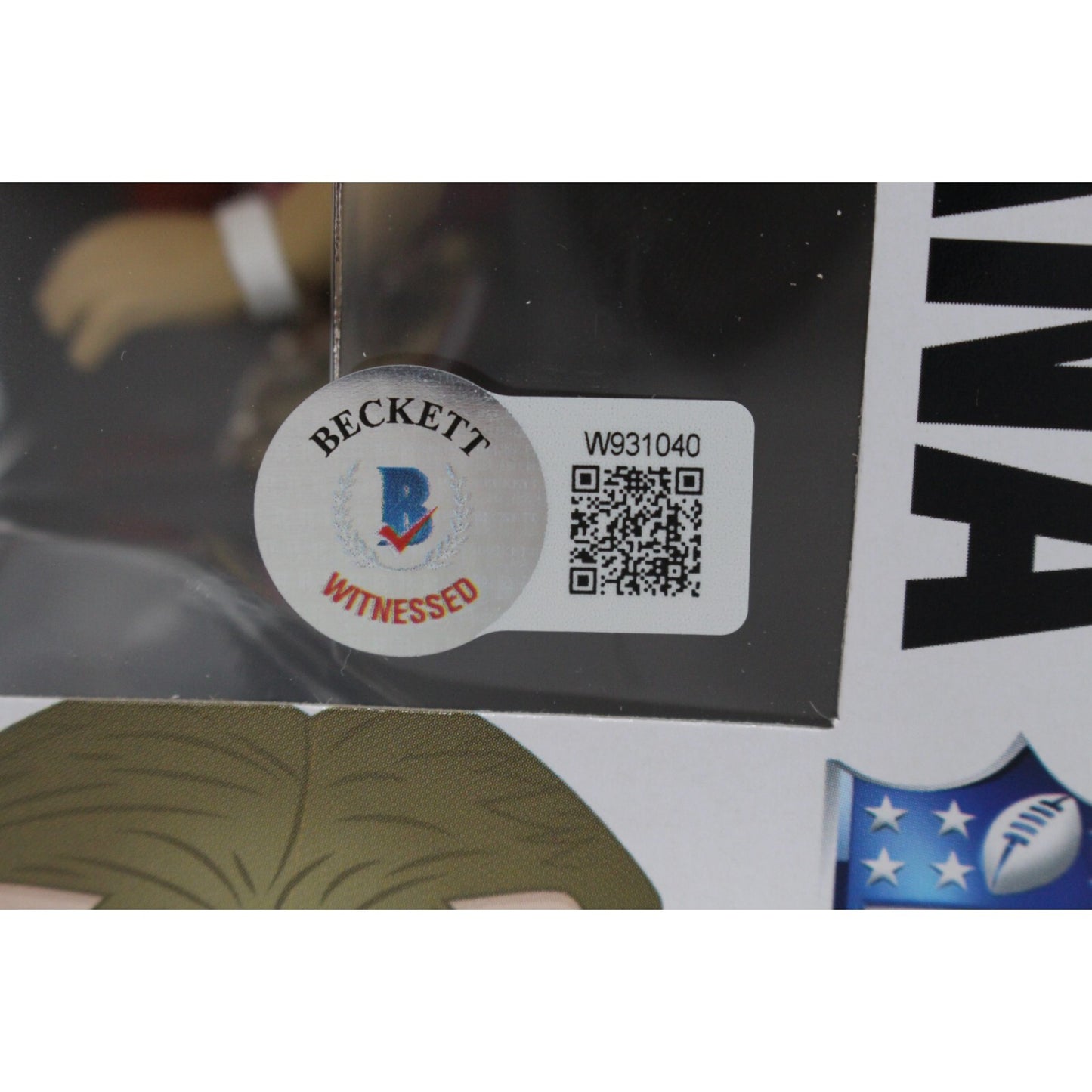 Joe Montana Signed San Francisco 49ers Funko Pop! #84 with Hard Protector