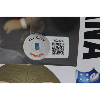 Joe Montana Signed San Francisco 49ers Funko Pop! #84 with Hard Protector