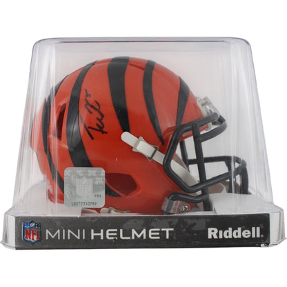 Tee Higgins Cincinnati Bengals Autographed Speed Mini Helmet
