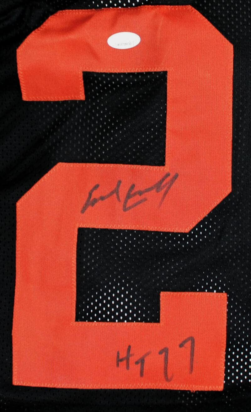 Earl Campbell Signed Black Custom College Style Jersey