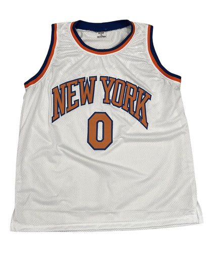 Donte DiVincenzo New York Knicks Signed Custom Jersey Beckett BAS COA