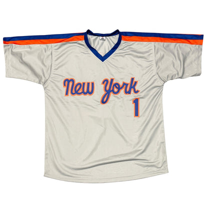 Mookie Wilson Signed New York Mets Grey Custom Jersey 86 WSC JSA