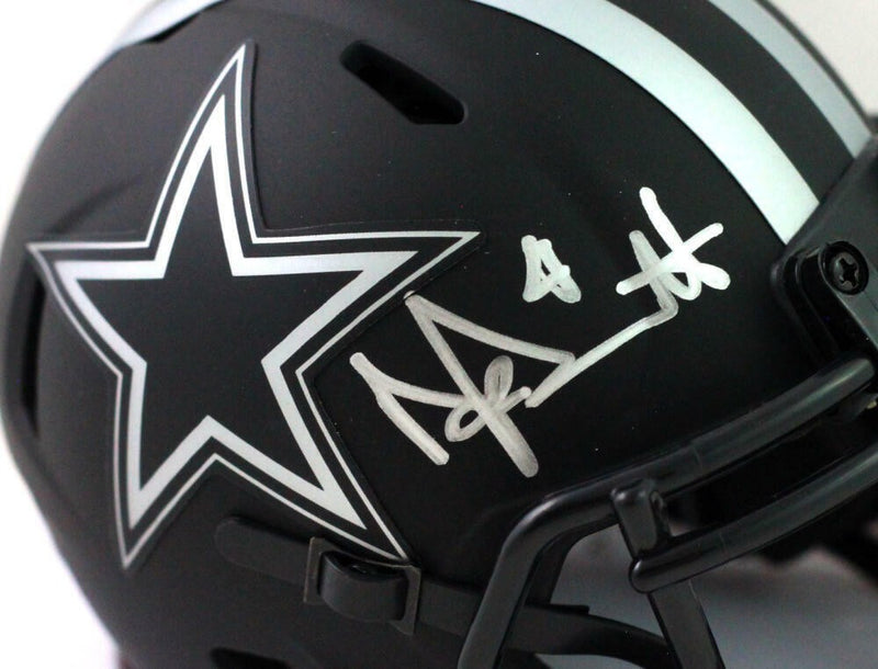 Dak Prescott Autographed Dallas Cowboys Eclipse Mini Helmet