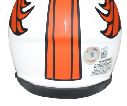 Champ Bailey Signed Denver Broncos Lunar Mini Helmet Beckett