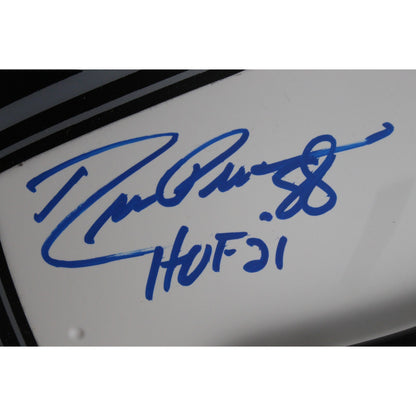 Drew Pearson, Roger Staubach & Tony Dorsett Signed Dallas Cowboys Lunar Helmet