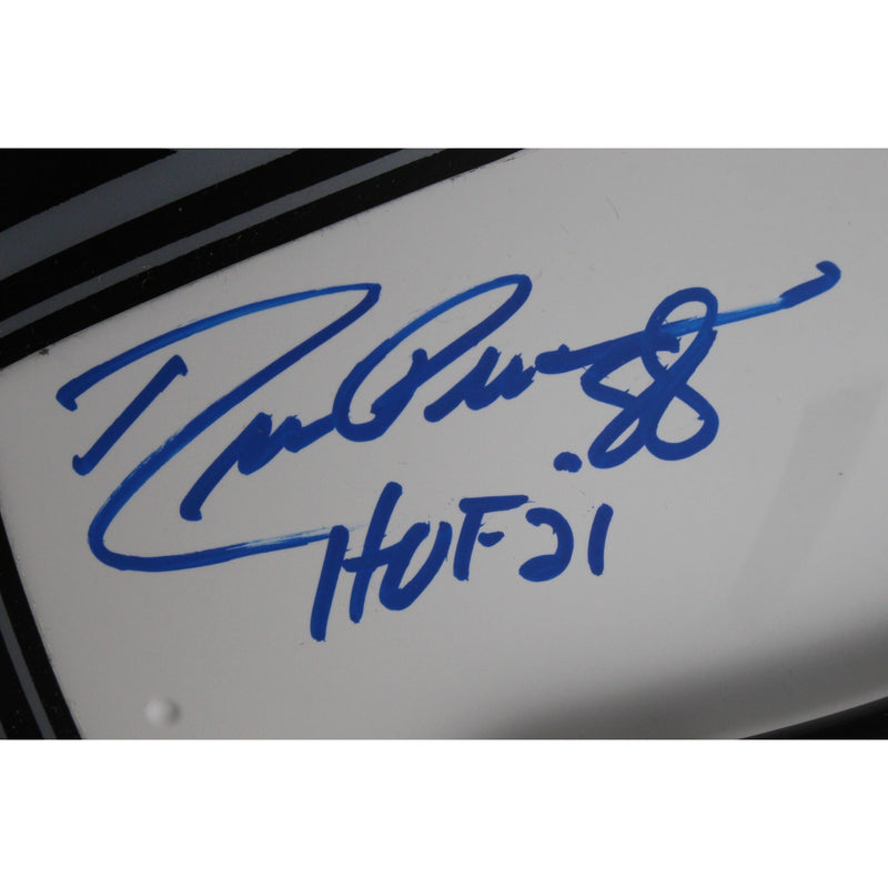 Drew Pearson, Roger Staubach & Tony Dorsett Signed Dallas Cowboys Lunar Helmet