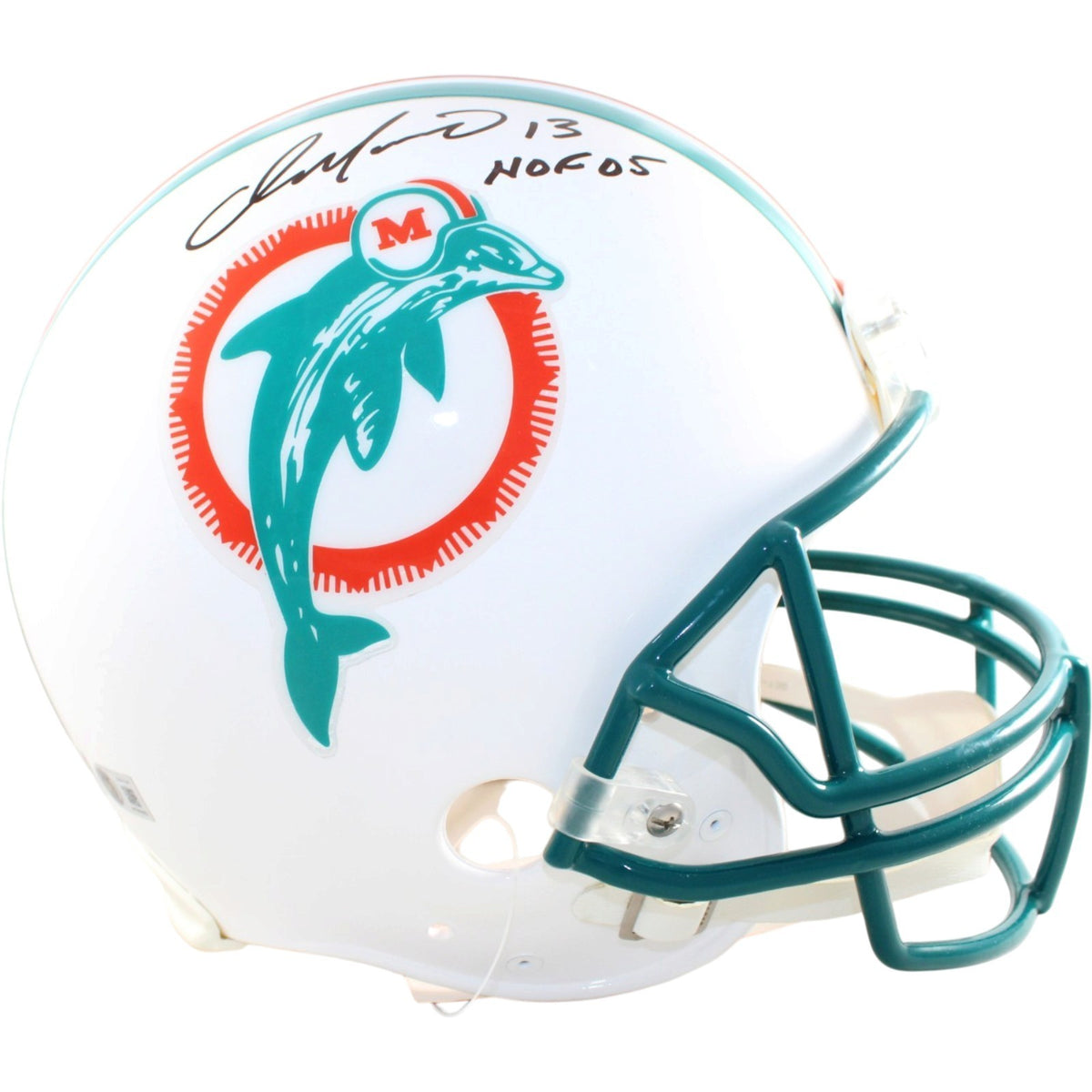Dan Marino Autographed Miami Dolphins Throwback Proline VSR4 Helmet