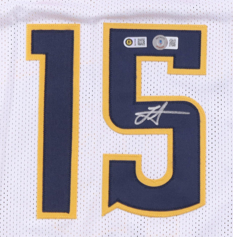 Nikola Jokic Denver Nuggets Autographed Custom White Basketball Jersey