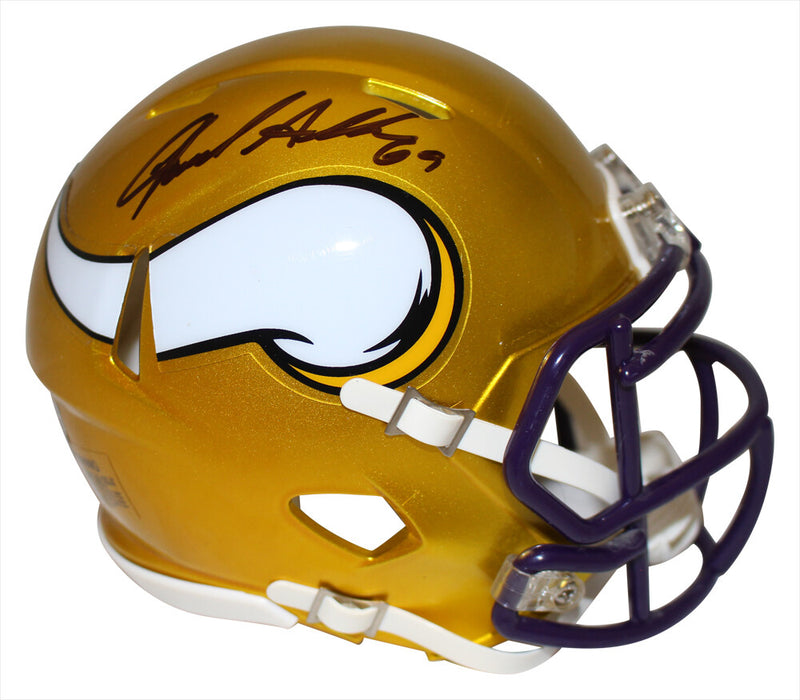 Jared Allen Autographed Minnesota Vikings Flash Mini Helmet