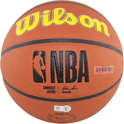 Chauncey Billups Denver Nuggets Signed Wilson Logo Basketball (Beckett)