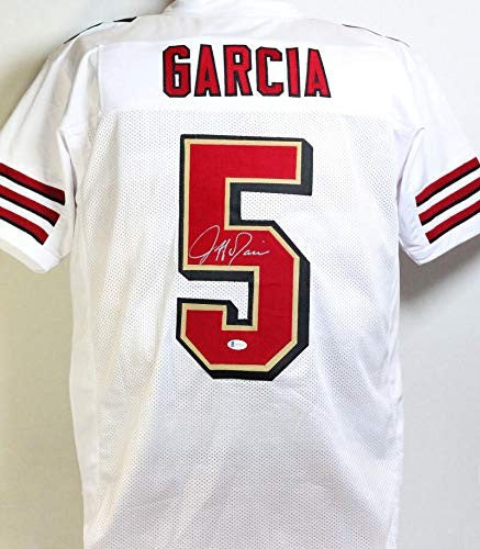 Jeff Garcia Autographed White Custom Football Jersey
