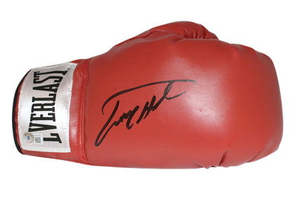 Larry Holmes Autographed Red Boxing Glove (Beckett COA)