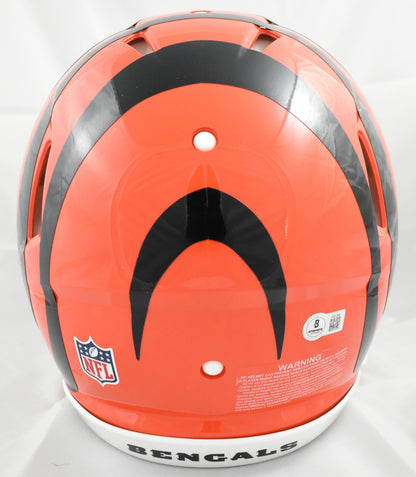 Ja'Marr Chase Autographed Cincinnati Bengals Full Size Speed Authentic Helmet