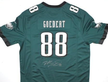 Dallas Goedert Autographed Philadelphia Eagles Green Nike Game Jersey