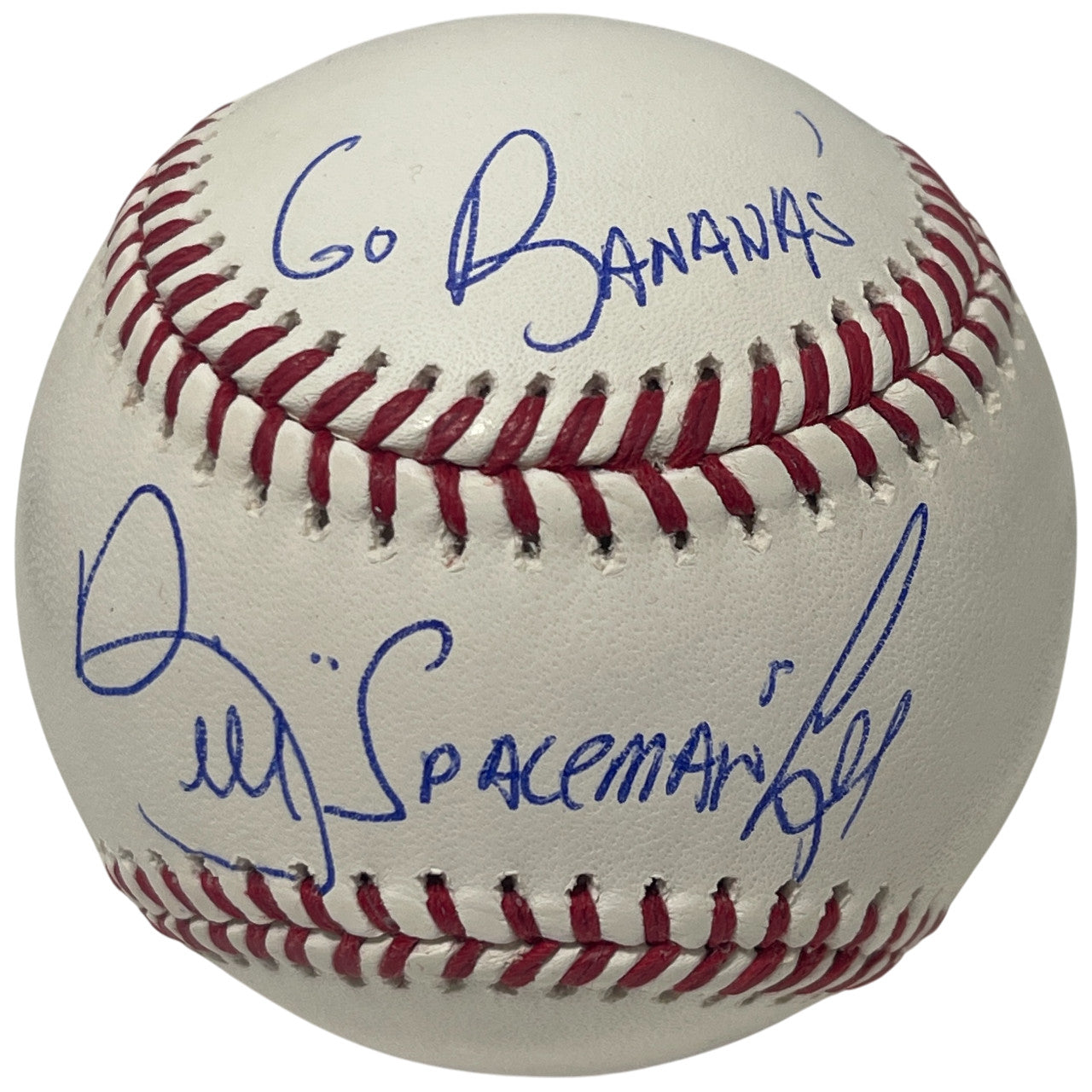 Bill "Spaceman" Lee Signed Rawlings Official MLB Baseball "Go Bananas"