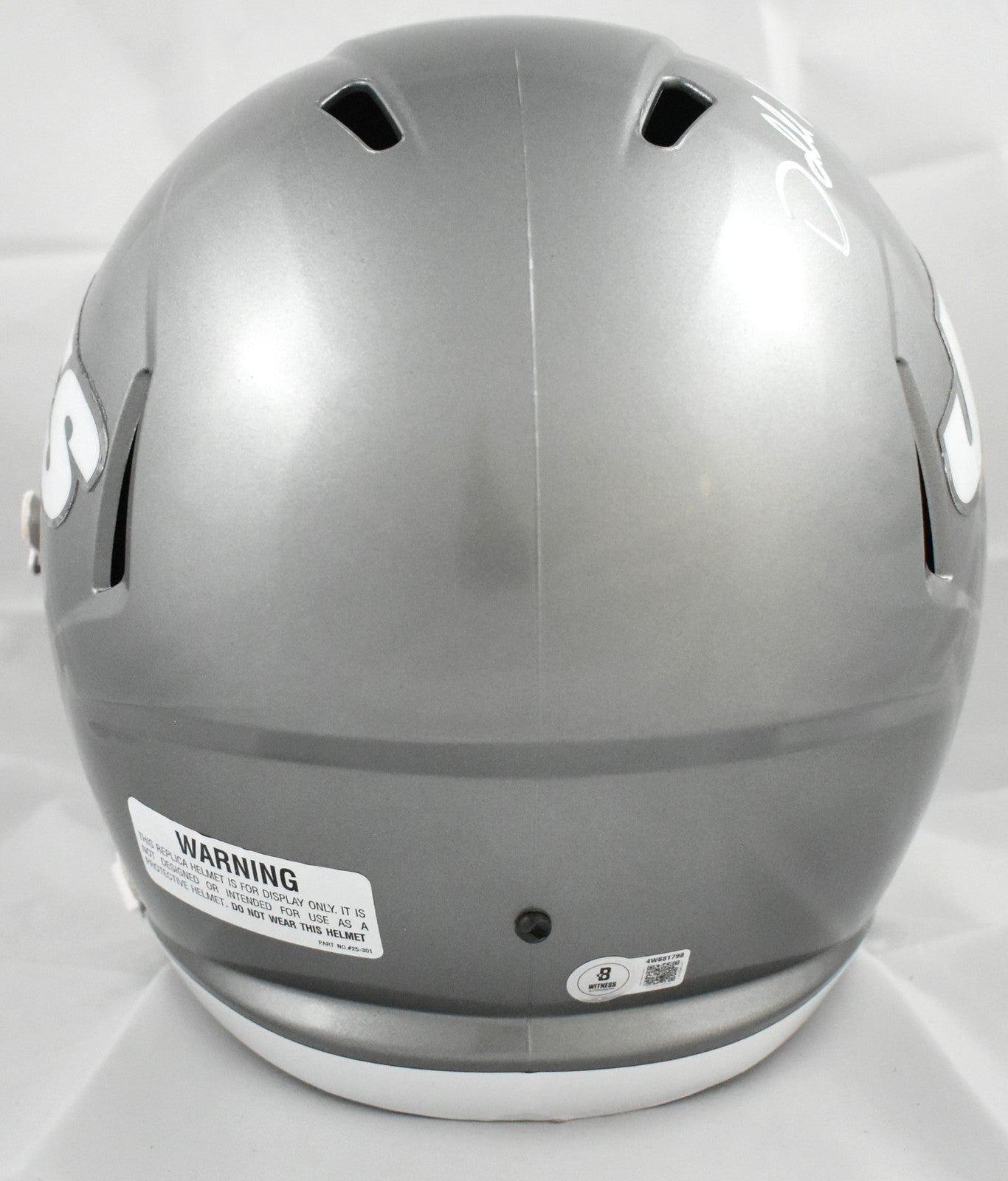 Darrelle Revis Signed New York Jets Flash Speed Full Size Helmet