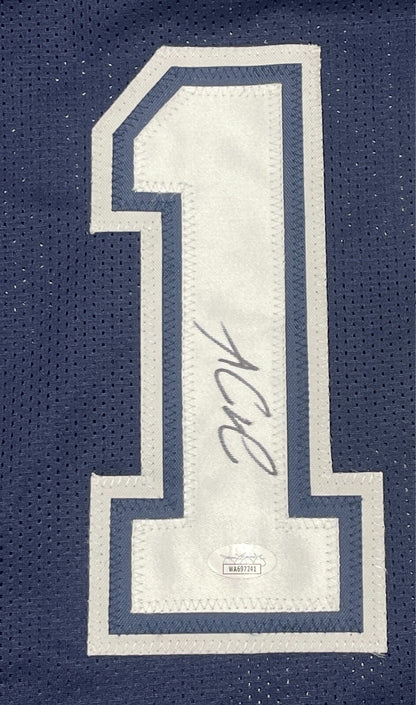 Donte DiVincenzo Signed Villanova Wildcats Custom Basketball Jersey JSA