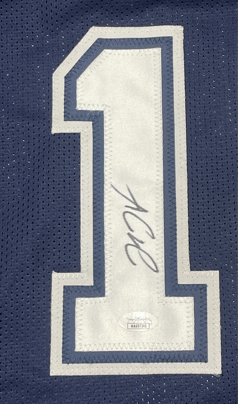 Donte DiVincenzo Signed Villanova Wildcats Custom Basketball Jersey JSA