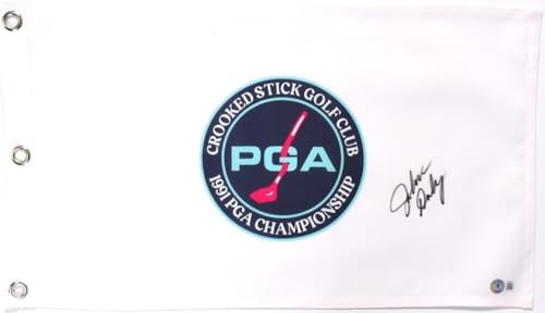 John Daly Signed 1991 PGA Championship Pin Flag
