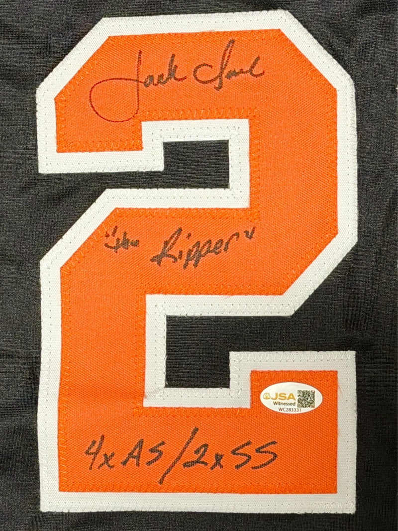 Jack Clark Signed San Francisco Giants Custom Jersey (3 Inscriptions)