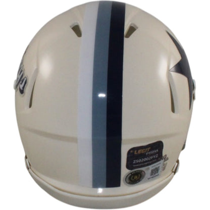 Emmitt Smith Autographed Dallas Cowboys Throwback Mini Helmet