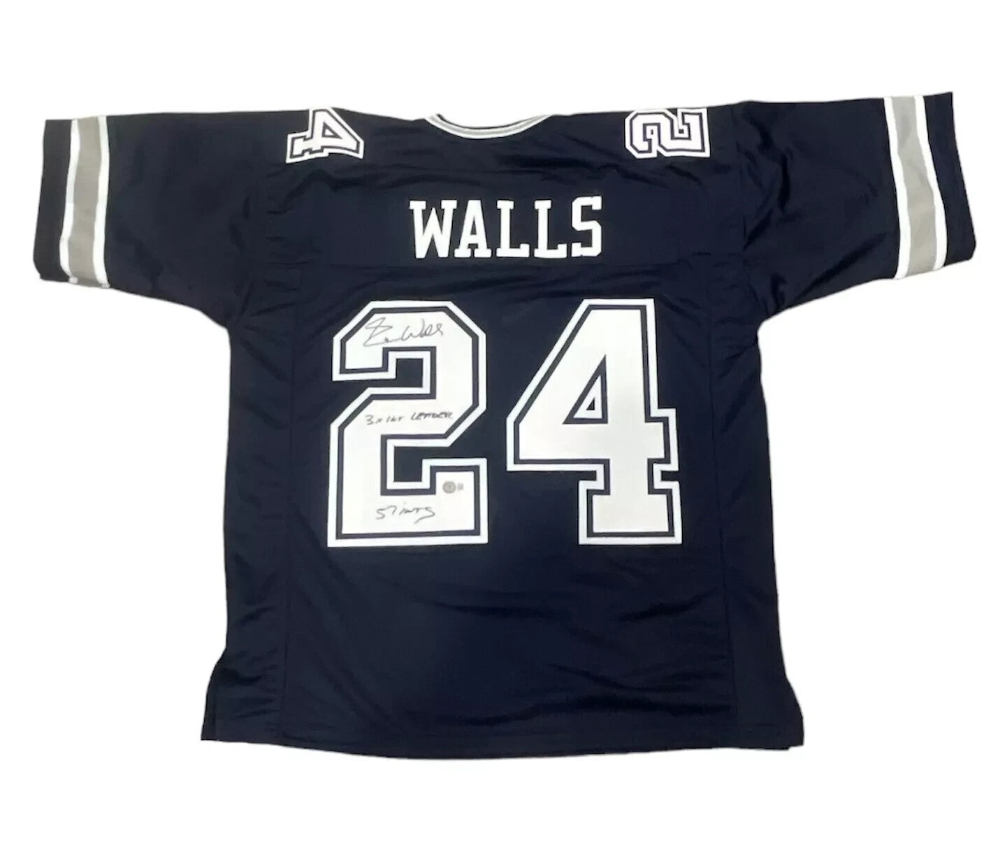 Everson Walls Dallas Cowboys Signed Custom Jersey - 2 Inscriptions BAS