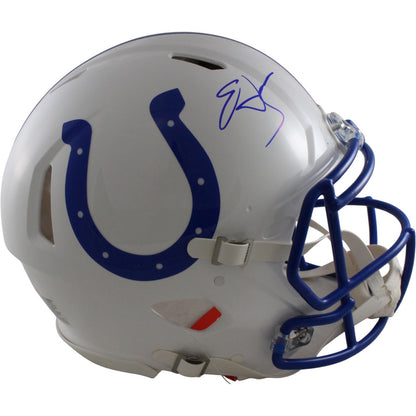 Edgerrin James Signed Indianapolis Colts Full Size Authentic Throwback Helmet