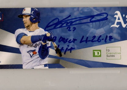 Vladimir Guerrero Jr. Signed MLB Debut & First Hit Full Ticket PSA 10 Auto