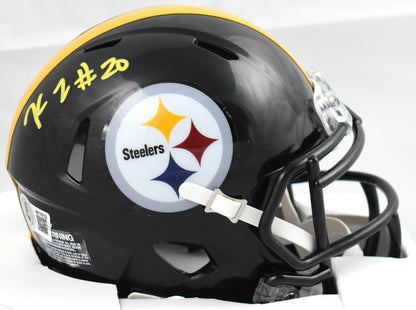 Kaleb Johnson Signed Pittsburgh Steelers Speed Mini Helmet