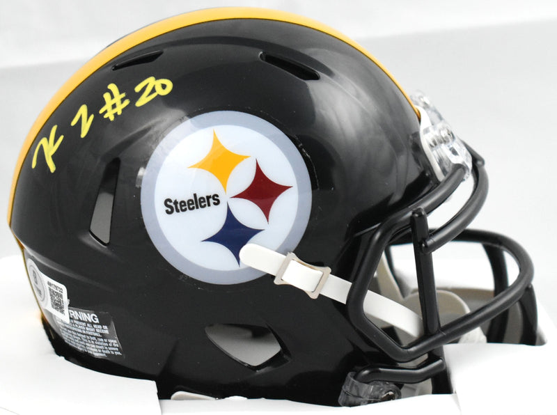 Kaleb Johnson Signed Pittsburgh Steelers Speed Mini Helmet
