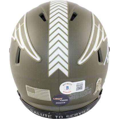 Ty Law New England Patriots 2022 Salute To Service Mini Helmet
