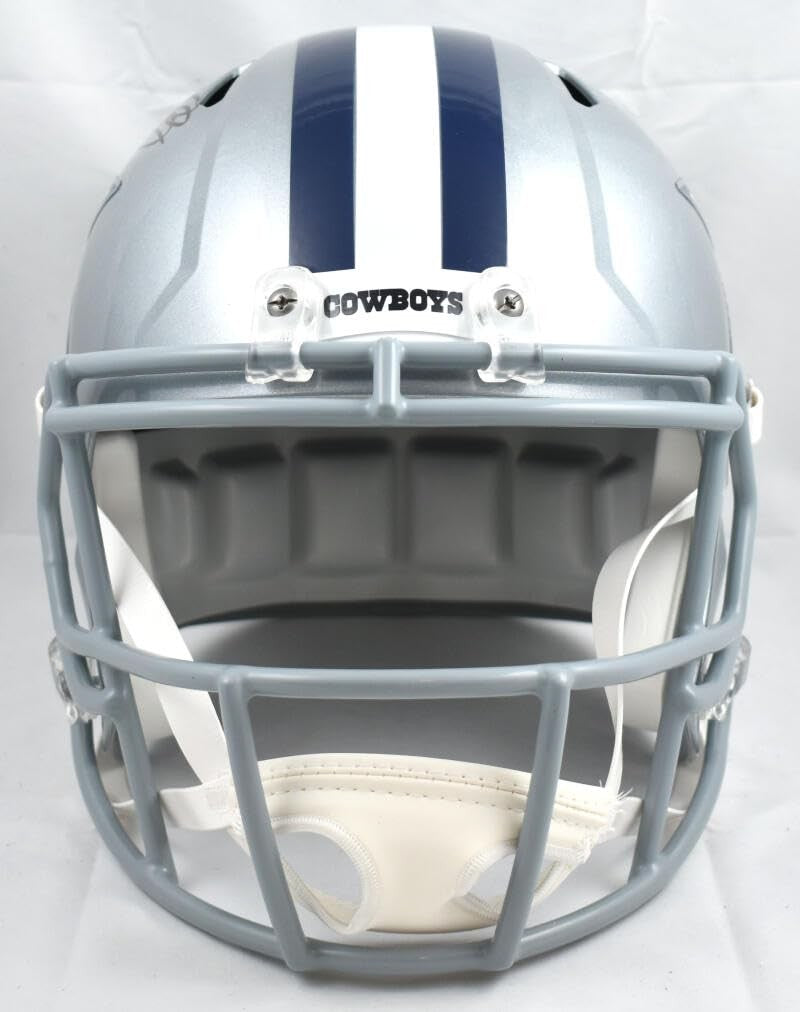 DaRon Bland Autographed Dallas Cowboys Full Size Speed Helmet - Black